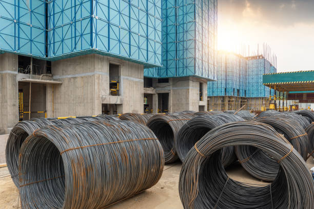 istock with a large amount of steel 1026444704