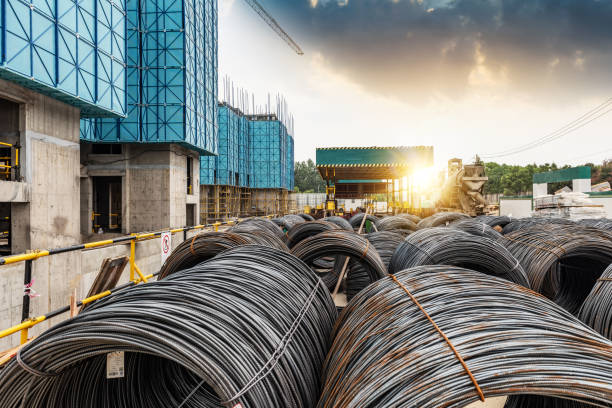 istock with a large amount of steel 1026444788