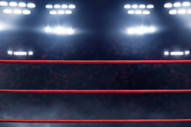 боксерские канаты кольцо - wrestling sport conflict competition стоковые фото и изображения