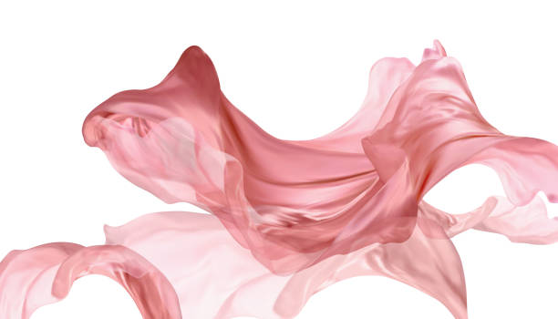 розовый атласный элемент - veil stock illustrations