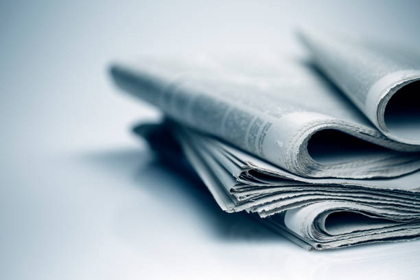 istock newspaper isolated on white background 1026461598