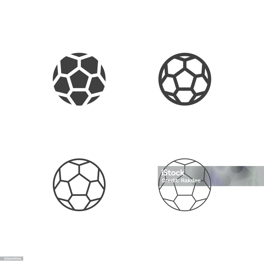 Soccer Ball Icons - Multi Series Soccer Ball Icons Multi Series Vector EPS File. Soccer stock vector