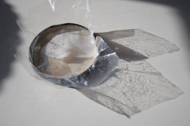istock The lid for a jam jar, transparent plastic and a shade that looks like a winglet. 1026472234