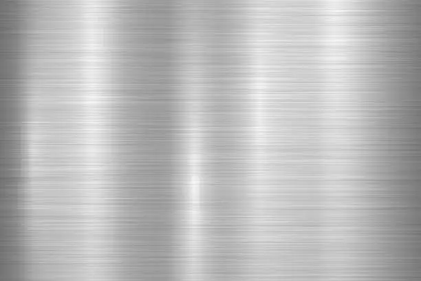 Vector illustration of Metal Textured Technology Background