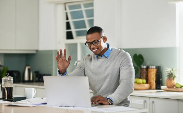 istock Having face-to-face conversations with people far away 1026499528