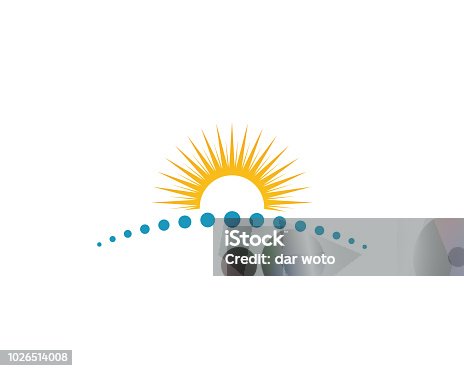 istock Sun Vector illustration Icon 1026514008