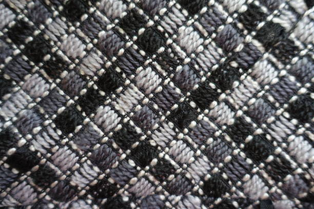 Gray fabric background with copy space