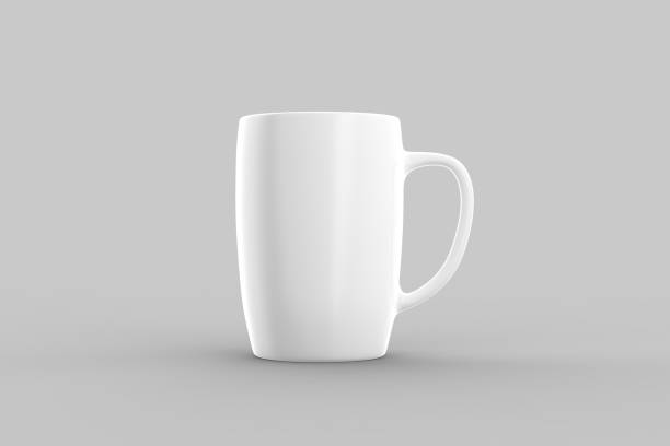 istock White mug mock up isolated on light gray background. 3D illustration 1026523854