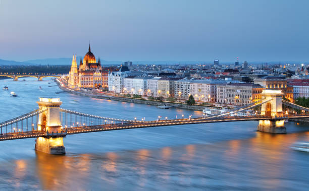 istock Budapest, Hungary. Chain Bridge and the Parliament. 1026528878