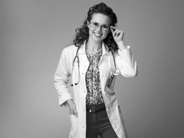 istock happy paediatrician doctor correcting glasses on 1026529014