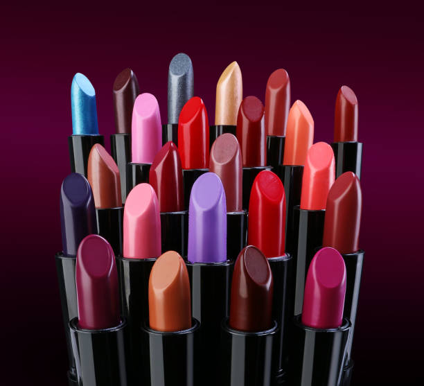 istock Group of various fashion lipsticks 1026535564