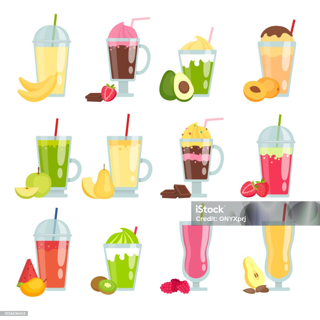 Sinh Tố Uống Mùa Hè Hình Ảnh Khác Nhau Của Nước Ép Trái Cây Và ...