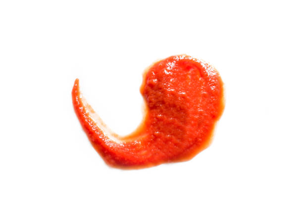 tomato sauce or ketchup, chilli sauce isolated on a white background with clipping path.