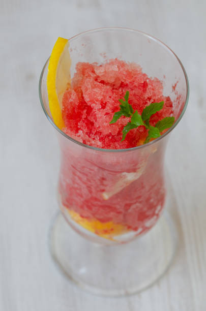 istock Watermelon slushie with lemon 1026551076
