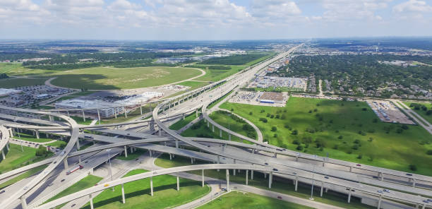 Stack Interstate Freeway Stack Interchange Stock Photos, Pictures & Royalty-Free Images - iStock