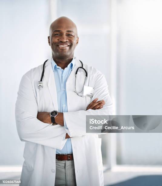 In It For The Good Of Your Health Stock Photo - Download Image Now - Doctor, African Ethnicity, Males