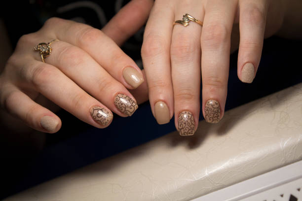 istock fashion manicure with a design 1026569690