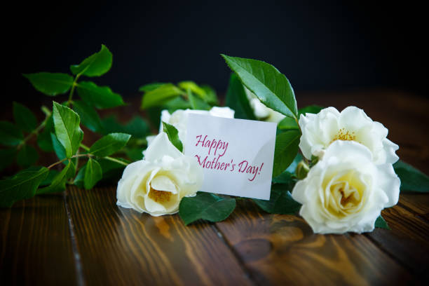 istock beautiful white blooming roses on a black 1026577090