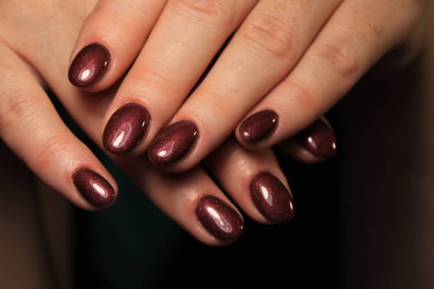 istock fashion manicure with a design 1026580794
