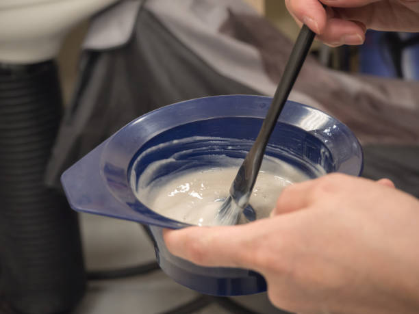 istock Innovative composition for hair restoration in the bath. 1026581264