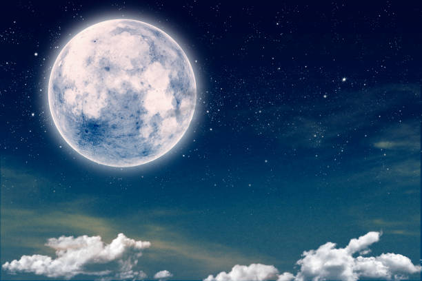 istock skycape with starry night and a full moon 1026587212
