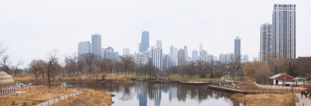 istock Panorama of Chicago 1026587250