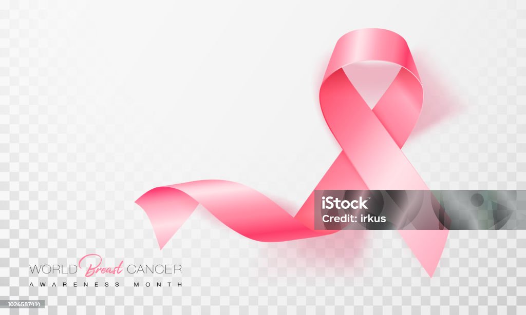 Realistic pink ribbon, breast cancer awareness symbol. Vector illustration Realistic pink ribbon, breast cancer awareness symbol, vector illustration Breast Cancer Awareness Ribbon stock vector