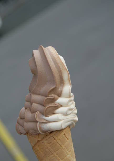 istock Mixed chocolate and vanilla ice-cream 1026592712