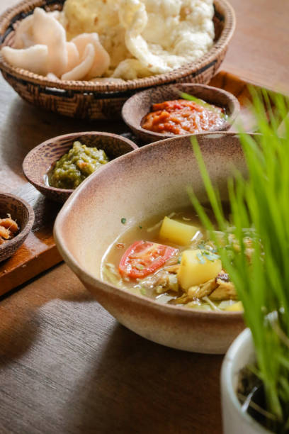 istock Balinese Meal with Chicken Soup 1026593510