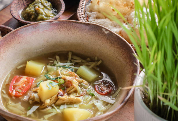 istock Balinese Meal with Chicken Soup 1026593610
