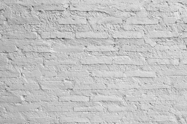 istock Horizontal Texture of The White Brick Wall 1026594160