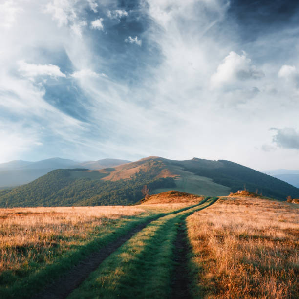 istock Amazing scene on autumn mountains 1026598110