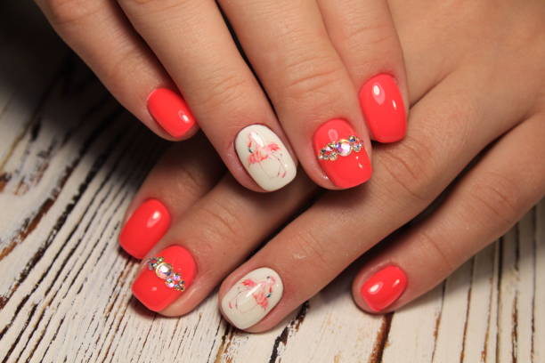 istock fashion manicure design on a beautiful texture 1026623182
