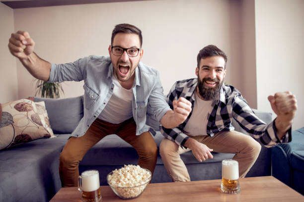 istock Friends celebrating a goal 1026627712