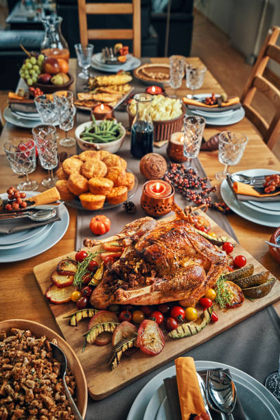 istock Traditional Holiday Stuffed Turkey Dinner 1026631374