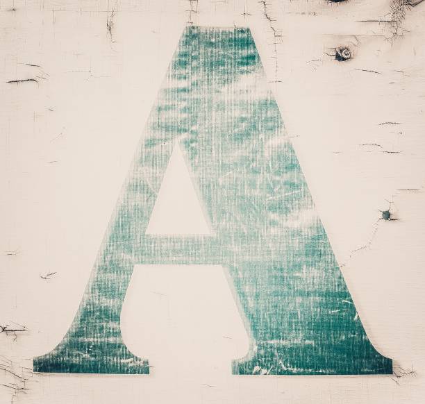 istock The letter A in grunge style on the old background 1026653728