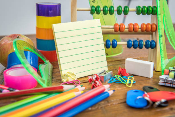 istock Back to school. School supplies. Conceptual shoot 1026660768