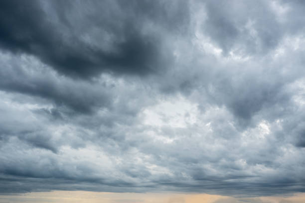 istock Dramatic scene of cloudy landscape before the rain 1026661392