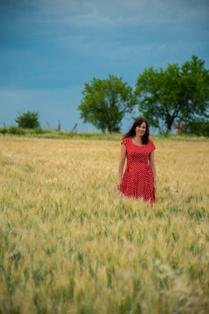 istock Lady in Red Dress 1026667166