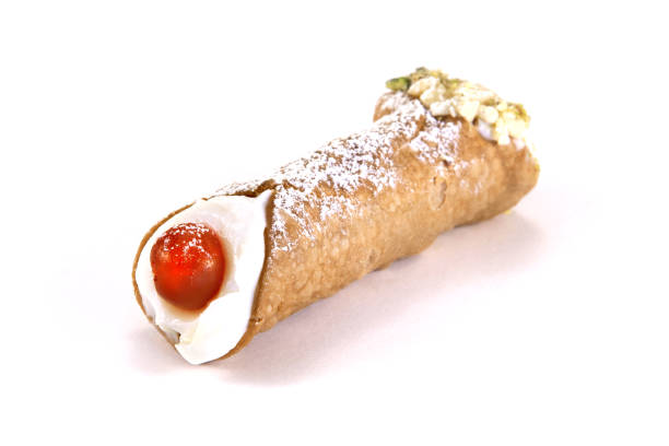 istock Sicilian Cannolo isolated on white 1026667894