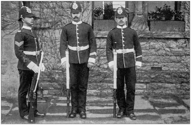 istock Navy and Army antique historical photographs: Soldiers 1026679096