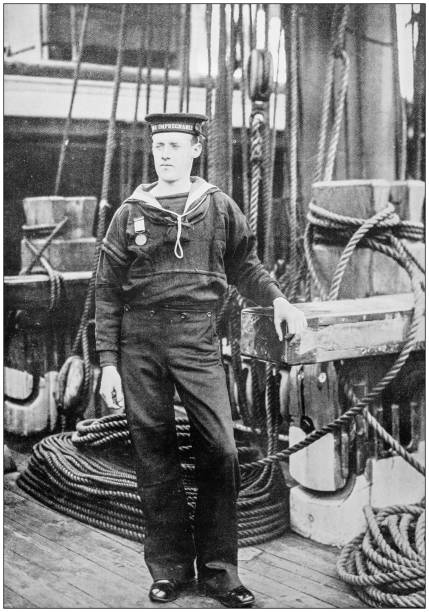 istock Navy and Army antique historical photographs: Sailor 1026680862