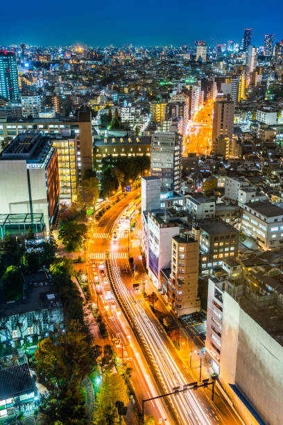 istock modern city night view in bunkyo district, Tokyo, Japan 1026683590