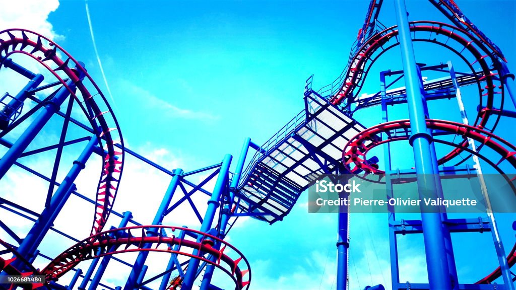 Rocoaster Roller Coaster Structure Stock Photo - Download Image Now - 2018 ...