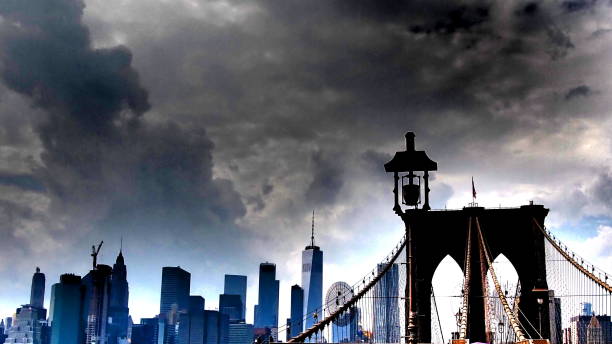 istock Manhattan behind the Brooklyn Bridge (photo 2) 1026689602