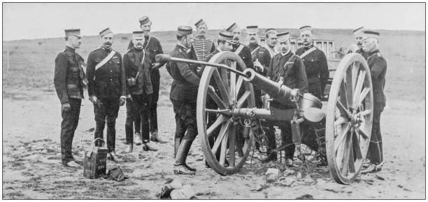 istock Navy and Army antique historical photographs: Artillery 1026689904