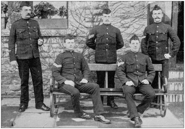 istock Navy and Army antique historical photographs: Soldiers 1026690428