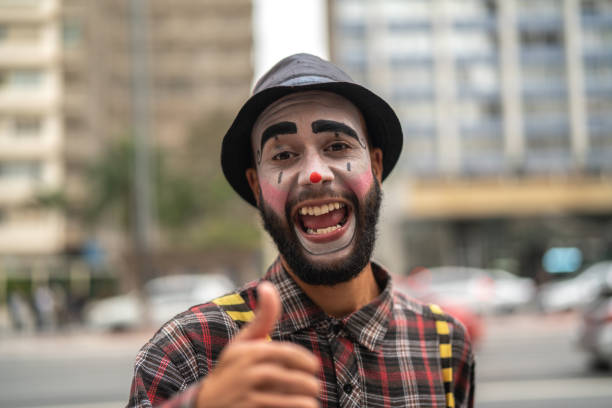 istock Clown Making Thumbs up with Hands - Portrait 1026713198