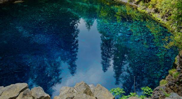 Blue Pool Zen Northwest Oregon's Cascade Range.
Willamette National Forest.
Upper McKenzie River. willamette national forest stock pictures, royalty-free photos & images