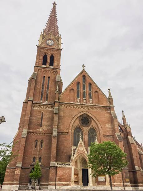 istock Christian church with bell tower 1026718402